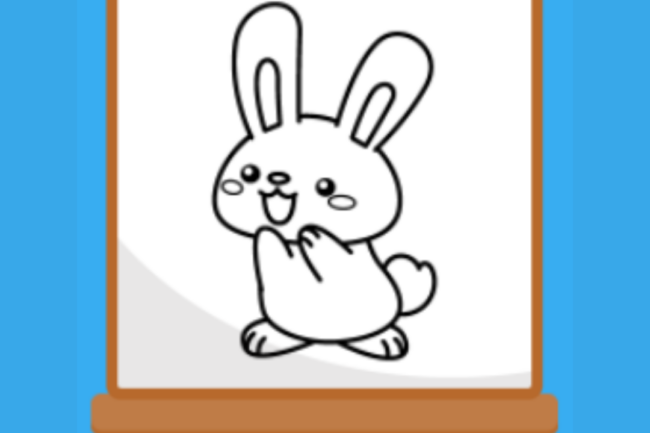 Bunny coloring worksheet Melanin Babies