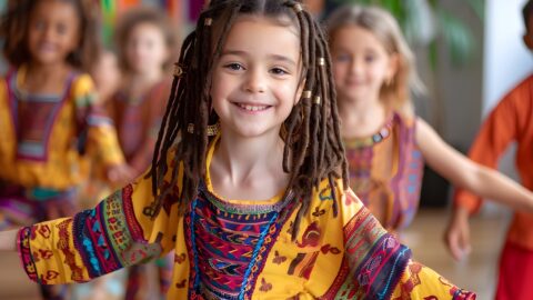 Melanin Babies Multicultural Dance Workshop with Children Celebrating Art and Culture