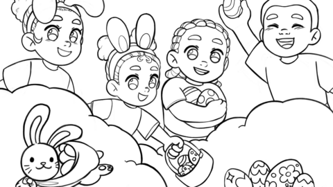 Easter Coloring Sheet